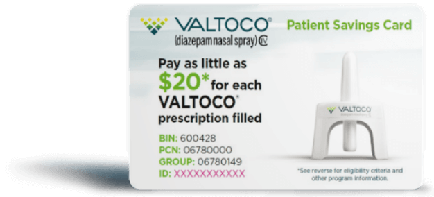 VALTOCO copay card