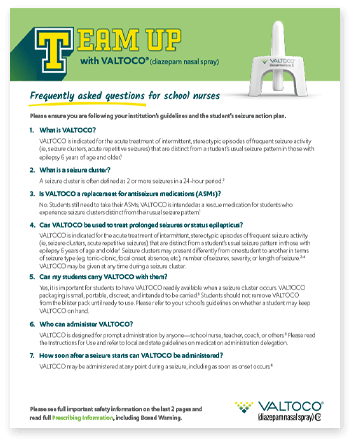School Nurse Frequently Asked Questions