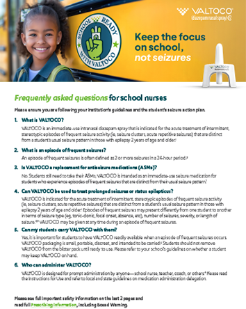 School Nurse Frequently Asked Questions