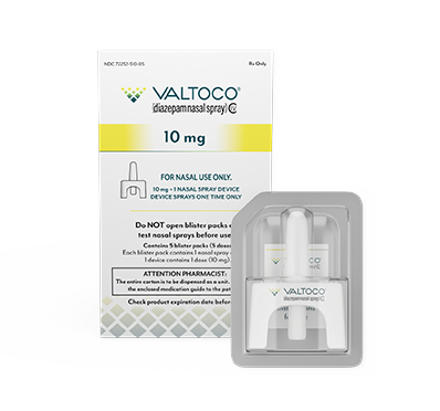 VALTOCO 10 mg box for children 2-11 years